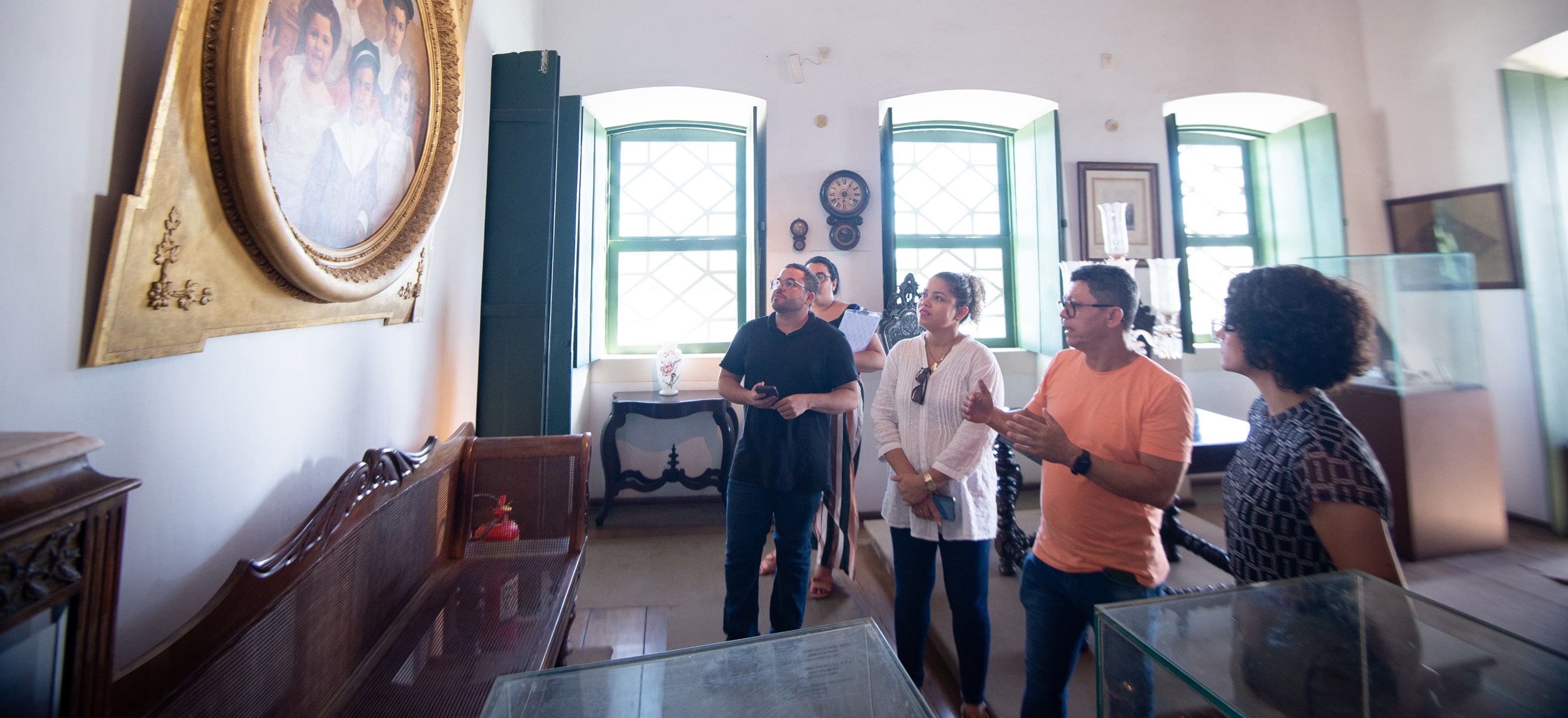 Equipe dos Sistemas de Bibliotecas e Museus visita Museu do Paço Imperial em Penedo.